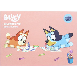 Bluey Colouring Book A4 & Sticker Set
