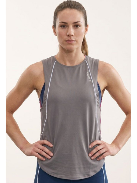 TriAction Αθλητική Φανέλα Dynamic Lite Toptank Γκρι-Φούξια - Silver Matte