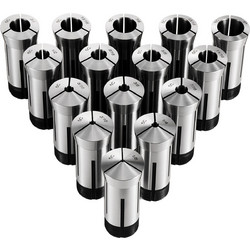VEVOR Σετ Κολετών 5C 15 Τεμαχίων 1/8"-1" με Θήκη, Ακρίβεια 0,0008" TIR 5CJTTZYJT15JZSNSB001V0