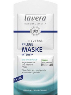 Lavera Neutral Intensive Κρεμώδης Μάσκα Προσώπου για Ενυδάτωση & Καταπράυνση 10ml