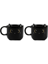 iTotal Φλιτζάνι Espresso Κεραμικά Μαύρα 90ml 2τμχ XL2520A