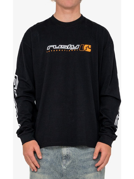 RUSTY Men Jetsetter Long Sleeve Tee - BLACK - TTM2941-BLK