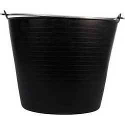 BKT26BM Κουβάς Μαύρος Πλαστικός 26Lt BELLOTA
