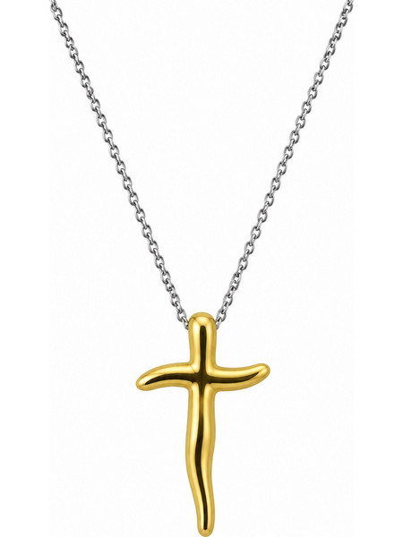 Ghetto 40cm Cross Chain Necklace - Gold/Silver