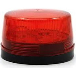 Strobe εσωτερικών & εξωτερικών χώρων, LED, 12V, Red
