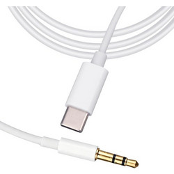 Καλώδιο USB-C σε Aux mini Jack 3.5mm 1μ. - Λευκό