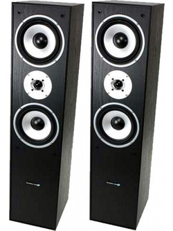 LTC Audio L766 Ζεύγος Ηχείων Hi-Fi Δαπέδου 180W 3 Δρόμων Black