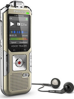 Philips DVT 6510 Καταγραφικό Ήχου 32GB με Κάρτα Μνήμης