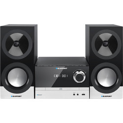 Blaupunkt MS40BT Ηχοσύστημα Hi-Fi 2.0 100W με CD / Digital Media Player και Bluetooth Black Silver