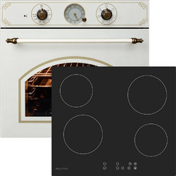 Kumtel Φούρνος Αερίου Άνω Πάγκου 52lt 59.5cm B66-SF2 με Κεραμικές Εστίες SF6821HV4