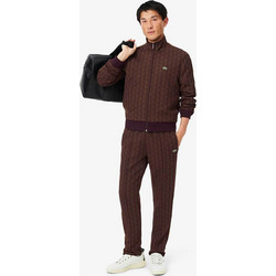 Lacoste Ανδρικό Παντελόνι Φόρμας Καφέ XH1440