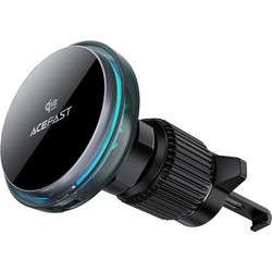Acefast D61 Magnetic Car Air Vent Holder with Qi2 25W Wireless Charging - Gray