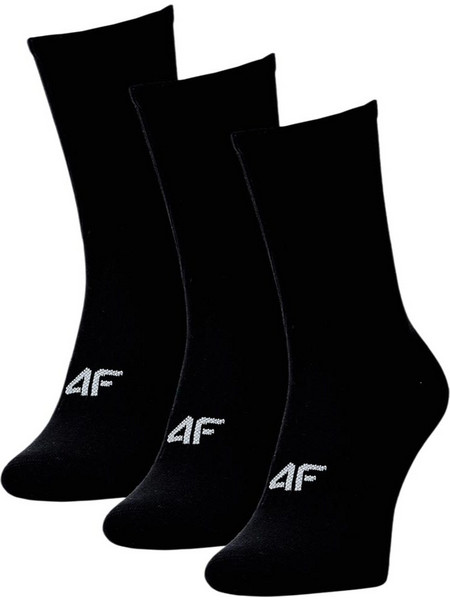 4F Ανδρικές Κάλτσες Μαύρες 3-Pack 4FWMM00USOCM733-20S