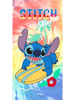 Disney Lilo & Stitch Ocean Riders Ocean Ride Πετσέτα Θαλάσσης Microfiber 70x140cm