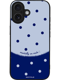 Sonique Delulu Polka Era Series Θήκη Blue Mentally (iPhone 16)