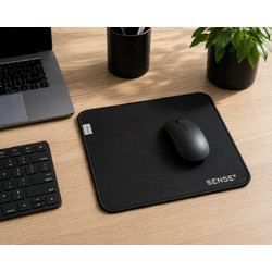 SENSE7 Mousepad, Επιφάνεια Γραφείου για Gaming, Αντιολισθητική Βάση, Μαύρο - SENSE7