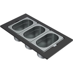 Elleci Dialogo Frame 1/9 KF0231 Inox - Μπολ Gastronorm Νεροχύτη