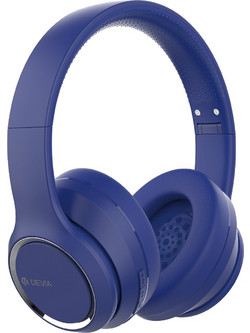 Devia EM039 Kintone Ασύρματα Bluetooth Ακουστικά Over Ear Μπλε