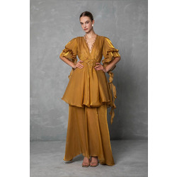 MYA Lyselle Maxi Φόρεμα Χρυσό