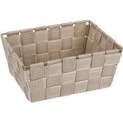 Καλάθι Αποθήκευσης Πλεκτό Τύπου Rattan Μπέζ