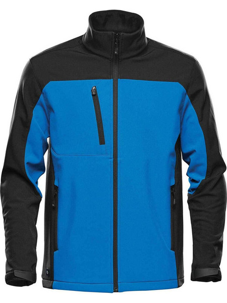 Αδιάβροχο μπουφάν Men's Cascades Softshell με ρυθμιζόμενους καρπούς BHS-3 StormTech Azure/Black