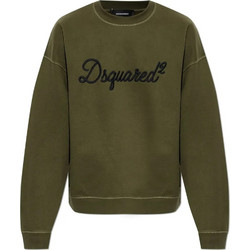 Dsquared2 Signature Relax Fit Ανδρικό Φούτερ Πράσινο S74GU0928 D25029