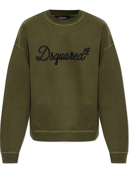 Dsquared2 Signature Relax Fit Ανδρικό Φούτερ Πράσινο S74GU0928 D25029