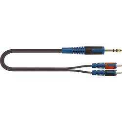 QUIKLOK RKSA120 : Καλώδιο από 2 rca σε stereo jack , 2m
