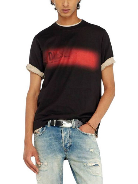 ΑΝΔΡΙΚΟ T-SHIRT DIESEL T-ADJUST-AA5 - ΜΑΥΡΟ