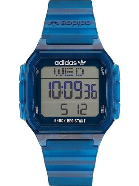 Adidas Ψηφιακό Ανδρικό Ρολόι με Μπλε Λουράκι AOST22552