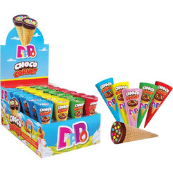Χωνάκι με σοκολάτα & καραμελάκια, Choco Cornet, Dippo, 25γρ