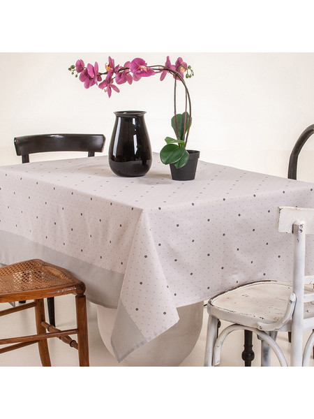 ΤΡΑΠΕΖΟΜΑΝΤΗΛΟ ΛΟΝΕΤΑ ΜΑΚΡΟΣΤΕΝΟ 135Χ180 TIFFANY GREY MELINEN