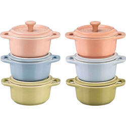 Σετ Μαγειρικά Σκεύη Set 6x Mini cocotte round 10 cm, multicolor