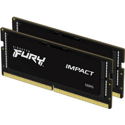 Kingston Fury Impact 32GB (2X16GB) DDR5 RAM 6400MHz C38 SoDimm Black