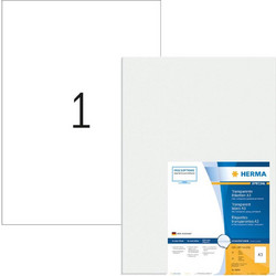 Αυτοκόλλητες Ετικέτες Herma A3-labels transp. 297x420 mm foil glossy 50 pcs