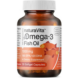 Natura Vita Omega-3 Fish Oil Ιχθυέλαιο 1000mg 30 Μαλακές Κάψουλες