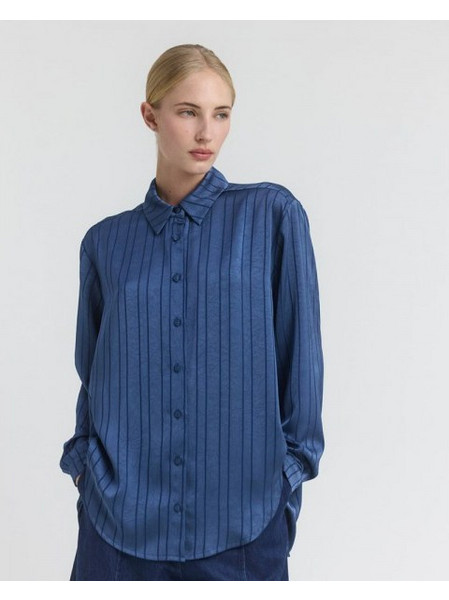 Namaste Γυναικείο Πουκάμισο Μπλε WW0426021-BLUE