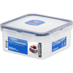 Δοχείο Φαγητού Classic HPL854 13,4x13,4x6cm 600ml Clear Lock&Lock Πολυπροπυλένιο