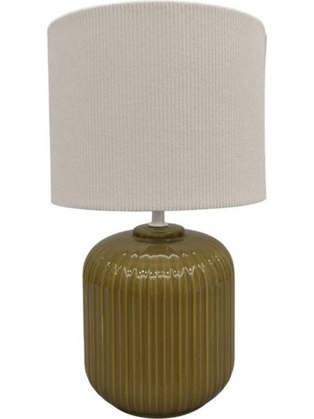 Φωτιστικό Επιτραπέζιο Nim 035333 20x20x34cm E14 40W Olive-White