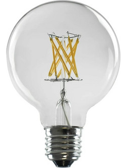 Segula Λάμπα LED 6.5W 80mm για Ντουί E27 Θερμό Λευκό 650lm Dimmable 55681