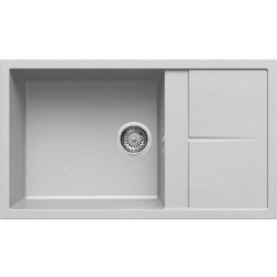 Elleci Unico 410 Επικαθήμενος Νεροχύτης Γρανίτη Aluminium 86x50cm