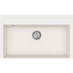 Helika Quadro SQQ103-710W Ένθετος Νεροχύτης Γρανίτη Λευκός SQQ103W-710-AQF-001V-Τ 79x51cm