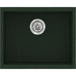 Sanitec Classic 341 Ένθετος Νεροχύτης Γρανίτη Ματ Granite Green 40x50cm