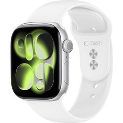 Tech-Protect Silicone Λουράκι Σιλικόνης White (Apple Watch 40 / 41 / 42mm)