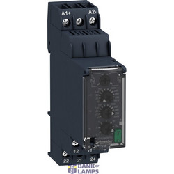 Harmony, Modular 1-phase voltage control relay, 8 A, 2 CO, 80.300 V AC/DC, 110.240 V AC/DC