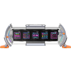 Divoom Times Gate II Cyberpunk με 5 οθόνες LCD, RGB LED για Gaming, Social media, Smart Clock, Γκρι