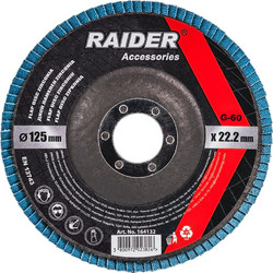 RAIDER Δίσκος φυλλαράκι Φ125 G60 164132