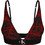 Calvin Klein Graphic Monogram Microfibre Stretch Σουτιέν Τριγωνάκι με Ελαφριά Ενίσχυση Python-Black LV00QF8703-4OS