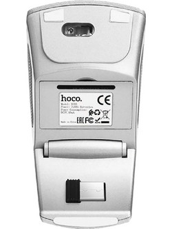 Hoco DI03 Ασύρματο Mini Ποντίκι Black Silver