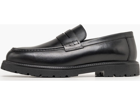 KALOGIROU Ανδρικά Μοκασίνια Loafers Δερμάτινα Μαύρα 290104